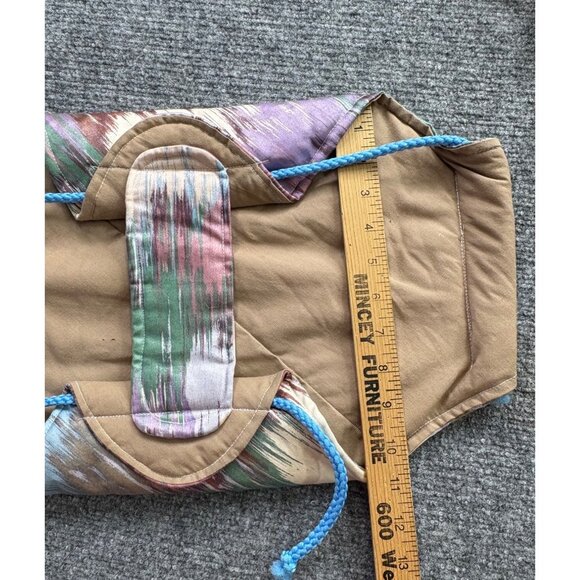 VTG‎ Handmade Hot casserole dish Carrier Rectangle lot of 2 Colorful Fabric 80s - Picture 9 of 10